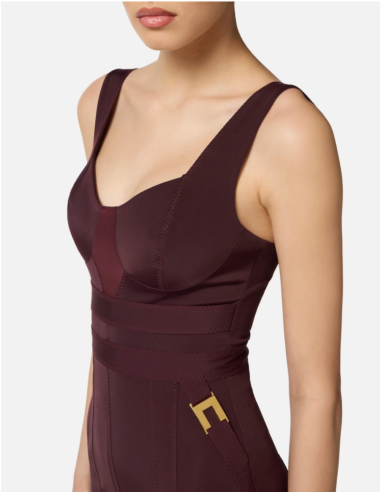 elisabetta franchi dress in french riviera