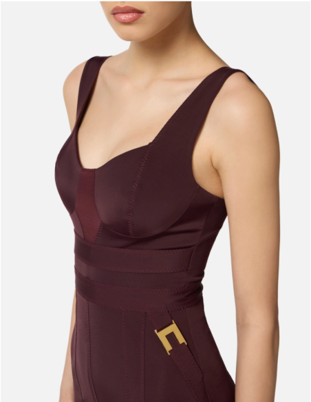 elisabetta franchi dress in french riviera