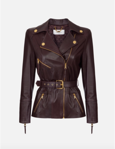 Veste cuir elisabetta franchi nice