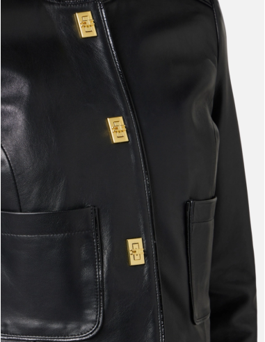 black leather elisabetta franchi nice shop