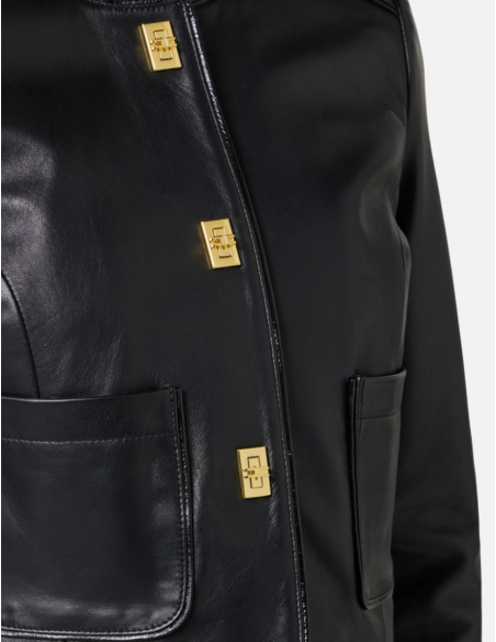 black leather elisabetta franchi nice shop