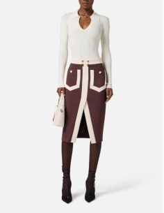 jupe bordeaux elisabetta franchi nice boutique france 2