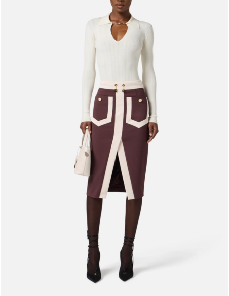 jupe droite elisabetta franchi nice boutique france