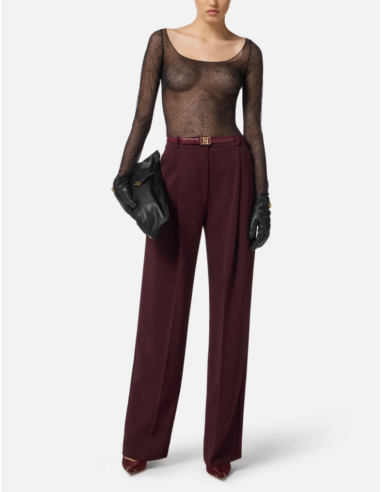 Pantalon bordeaux elisabetta franchi nice