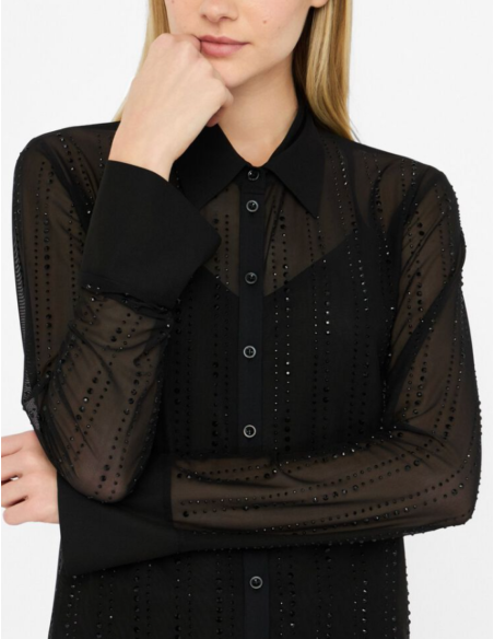 chemise noire liu jo nice boutique