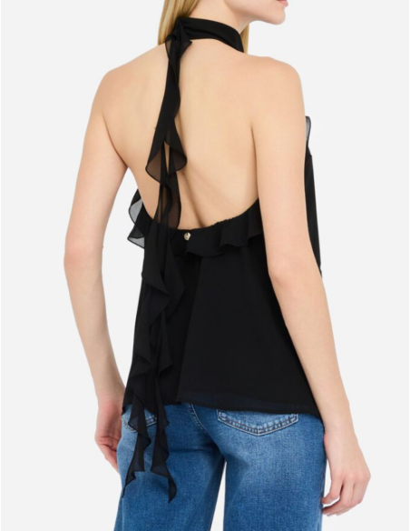 op Liu Jo femme volants noir