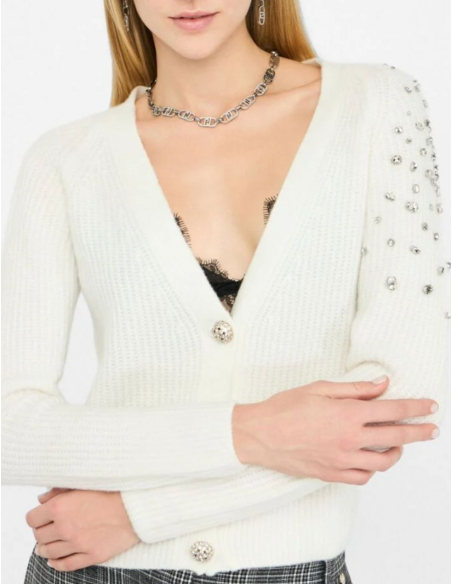 gilet blanc liu jo nice boutique