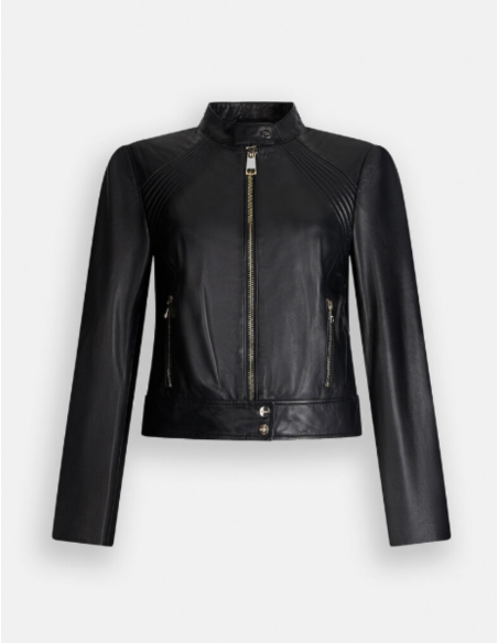 blouson en cuir liu jo marque nice