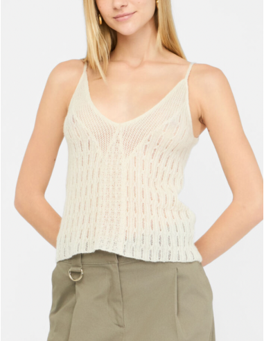 top laine ecru liu jo nice 06 boutique