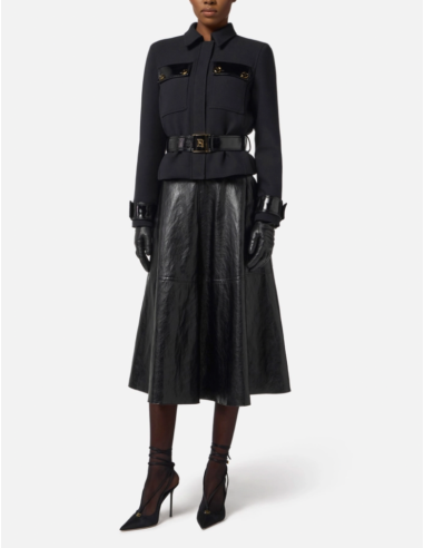 veste noir elisabetta franchi nice boutique