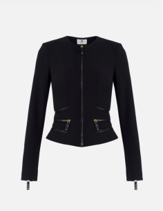 veste noire elisabetta franchi nice france
