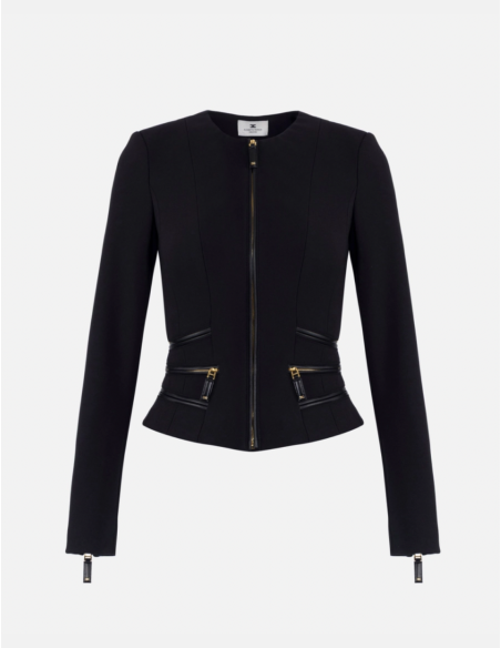 veste noire elisabetta franchi nice france