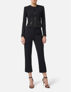 veste noire elisabetta franchi nice france 2