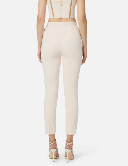 ELISABETTA FRANCHI Pantalon milk - PA120