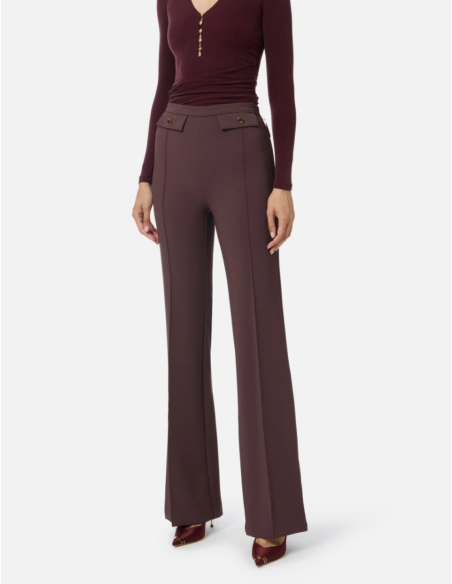 pantalon evasé elisabetta franchi nice boutique