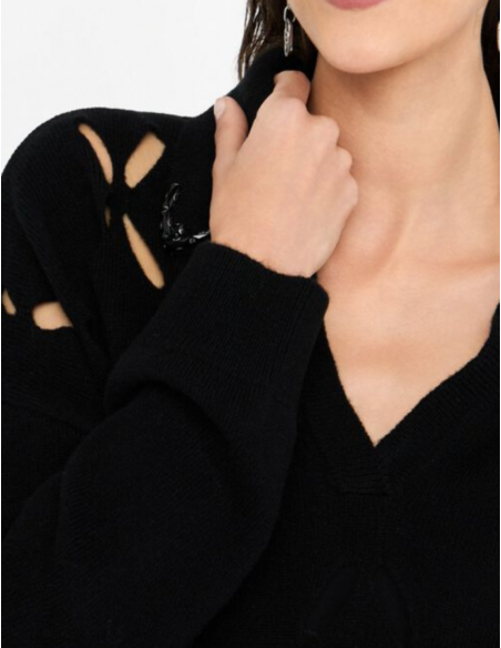 pull 100% laine luxe femme