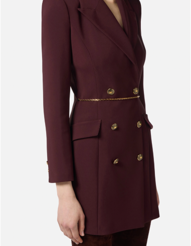 robe bordeaux elisabetta franchi nice boutique