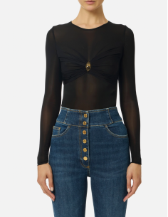 body noir elisabetta franchi nice 2