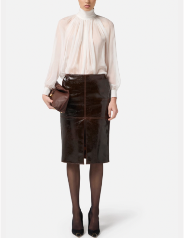 top soie elisabetta franchi nice boutique