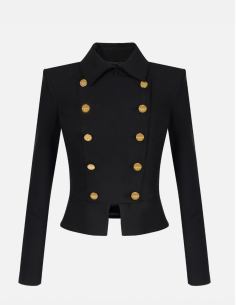 veste noire elisabetta franchi boutique