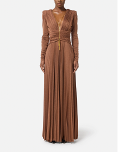 robe de soirée elisabetta franchi lurex brillant 2