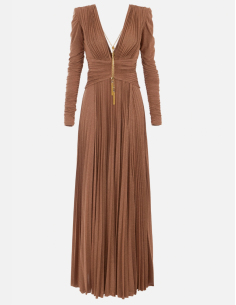 robe de soirée elisabetta franchi lurex brillant