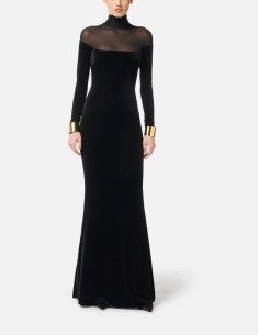 robe de soirée noir elisabetta franchi nice 2