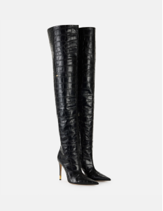 Bottes crocodile elisabetta franchi nice boutique