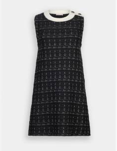 robe en tweed de marque