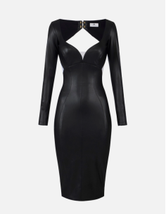 robe similicuir elisabetta franchi