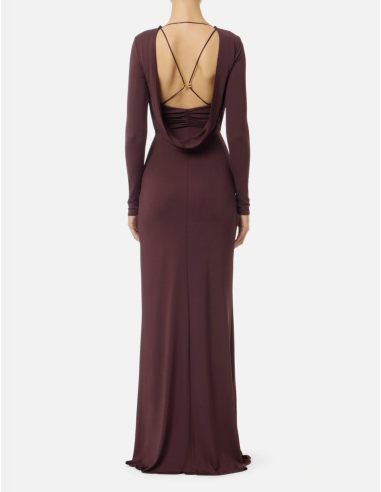 ELISABETTA FRANCHI Robe en Jersey Merlot - ABR03