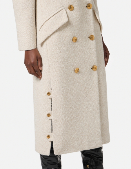 manteau blanc pour femme