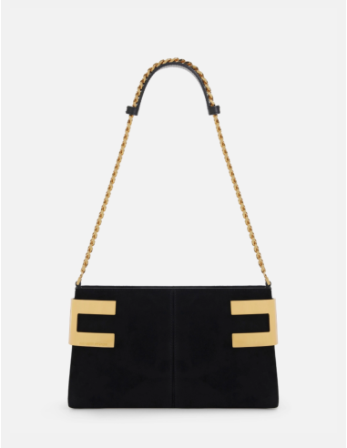 sac bandoulière noir elisabetta franchi