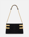 sac bandoulière noir elisabetta franchi