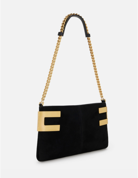 sac noir logo elisabetta franchi