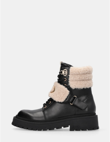 LIU JO Bottines insert teddy beige - SF5061