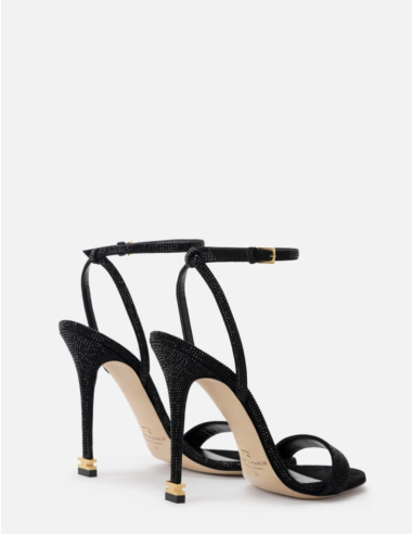 sandales talons noirs