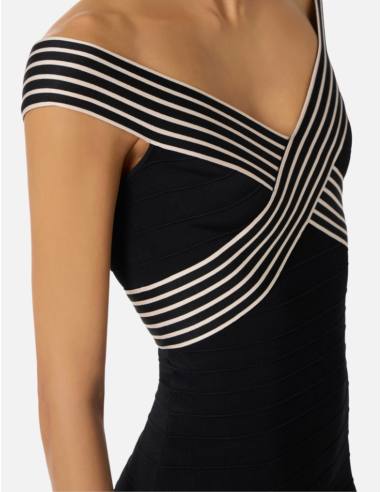 Relaxed chic women’s knit dress fashion