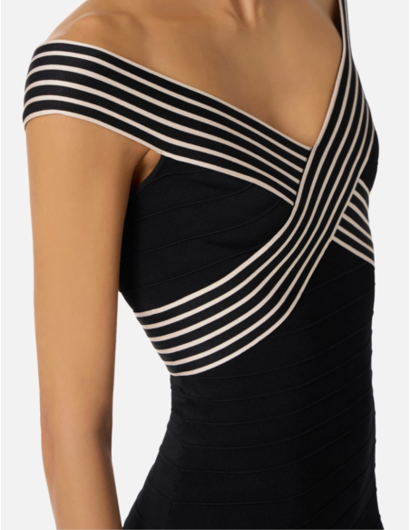 Relaxed chic women’s knit dress fashion