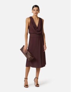 Elisabetta Franchi viscose georgette dress 2