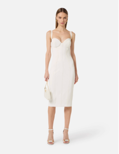 Elisabetta Franchi lightweight crepe dress 2