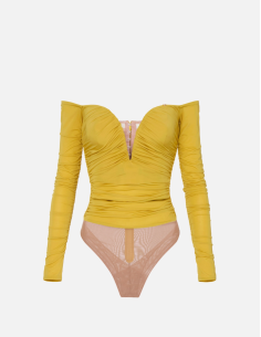 Lightweight crepe jersey bodysuit elegant