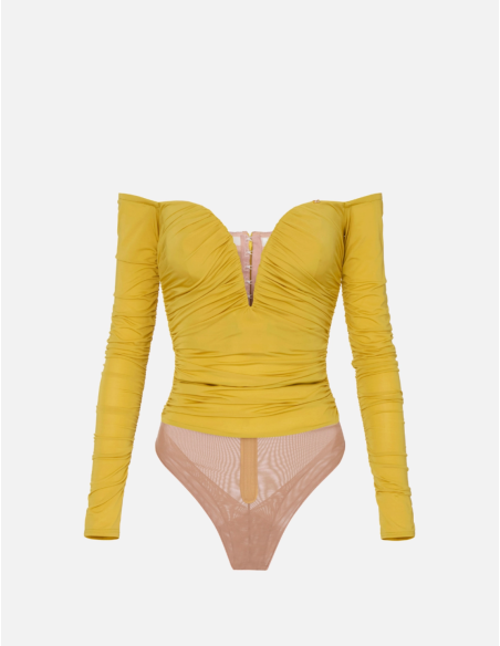 Lightweight crepe jersey bodysuit elegant