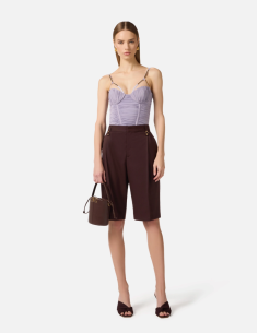 Jersey lilac bodysuit elisabetta franchi 2