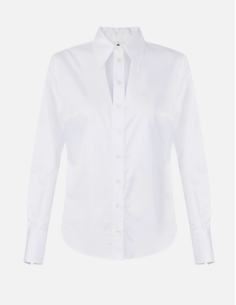 Chemise coton manches longues coupe slim