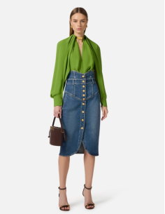 Green blouse elisabetta franchi 2