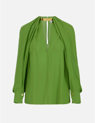 Green blouse elisabetta franchi