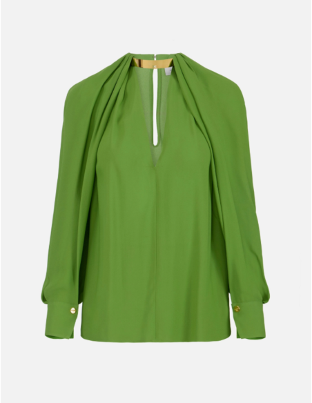 Green blouse elisabetta franchi