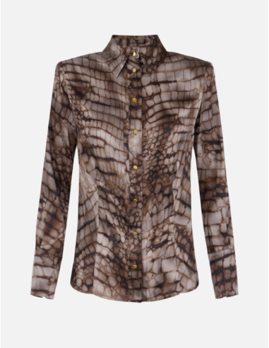 alligator print shirt new in