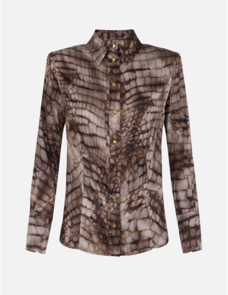 alligator print shirt new in
